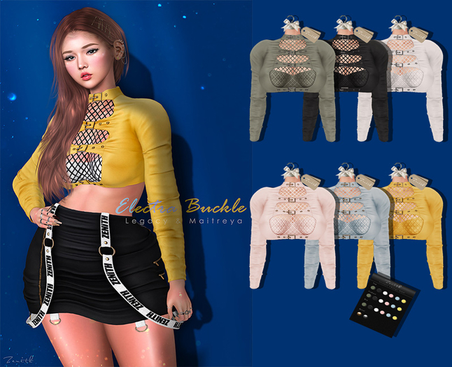 =Zenith= Electra Buckle Top (ALL) Maitreya/Legacy