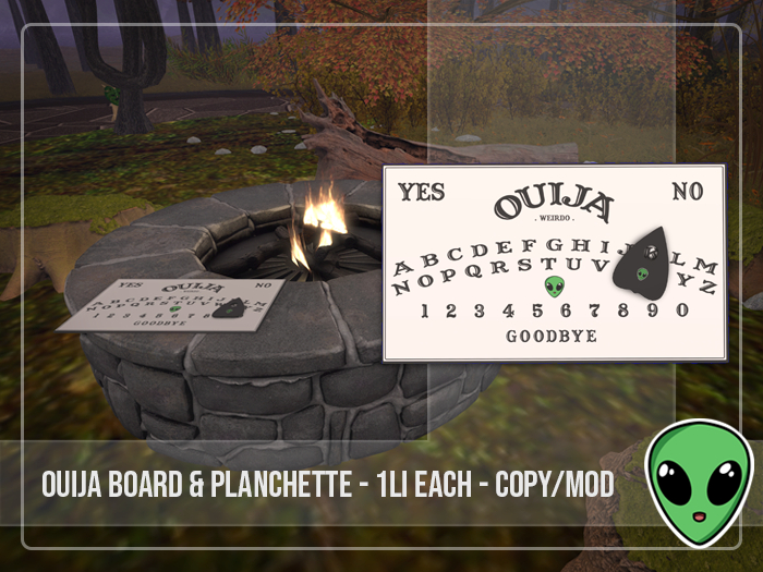 . weirdo . ouija board