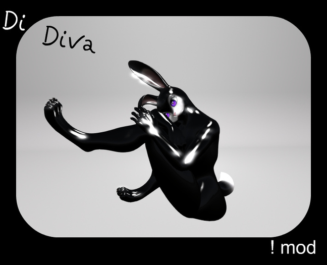 DiDiva - Mod for avatar - JOMO Rabbit Female - black