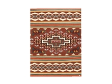 Tahoe rug brown - native american style - perfect for tepees, ranches or log cabins