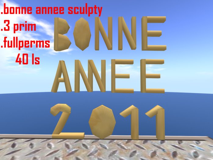 kit happy new year 2011(sculpty)