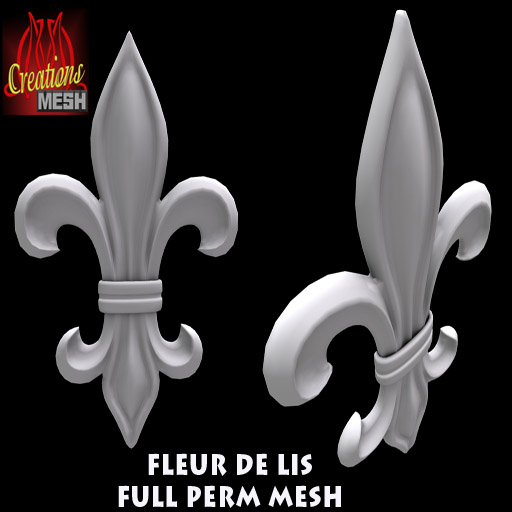 Fleur de Lis FULL PERM MESH