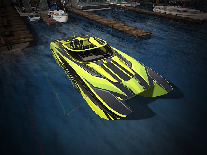 [Biteage] BBX-SPD X3 - hull - LIME RACING