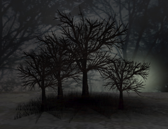 #Spooky Dark Forest partial Mesh