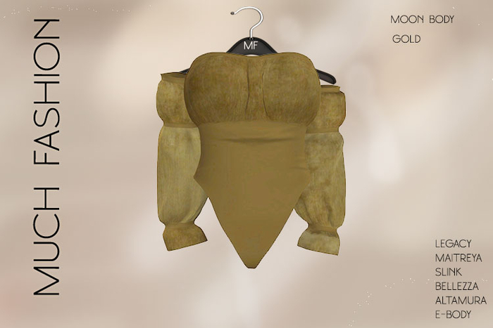 MUCH FASHION -MOON BODY  GOLD