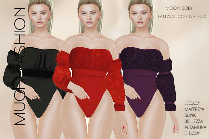 MUCH FASHION -MOON BODY  PLAID  HUD