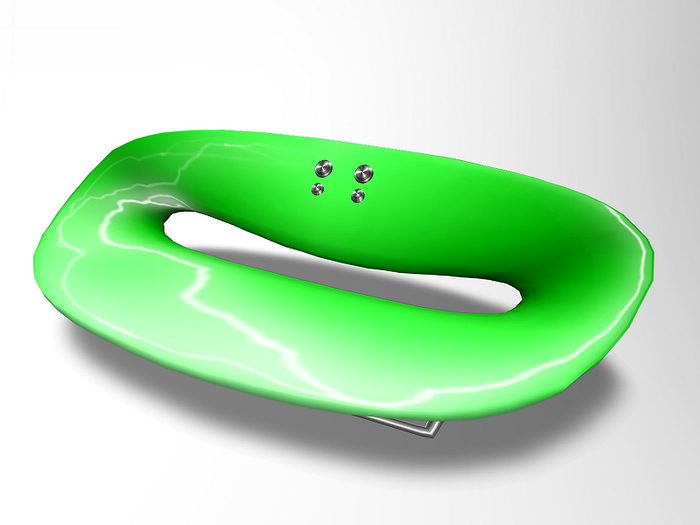 D: cuddle sofa lightning green