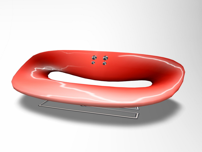 D: cuddle sofa lightning red