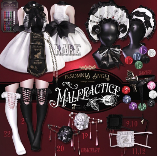 Insomnia Angel . malpractice -15- IV bonnet [lilac]