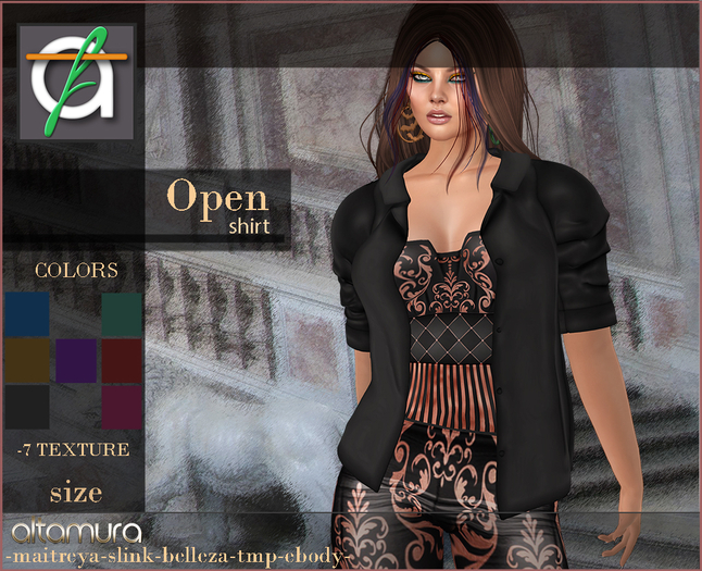 ::AF:: *Open-Shirt* -F- mesh-shirt
