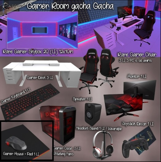 Rassuel-Gamer Room-Headset&Stand