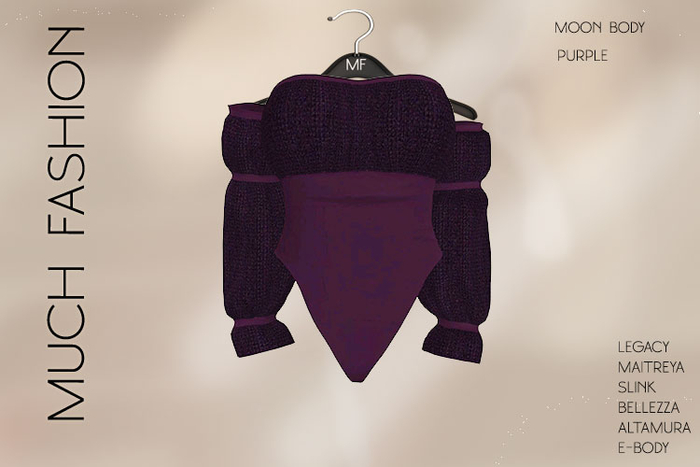 MUCH FASHION -MOON BODY PURPLE
