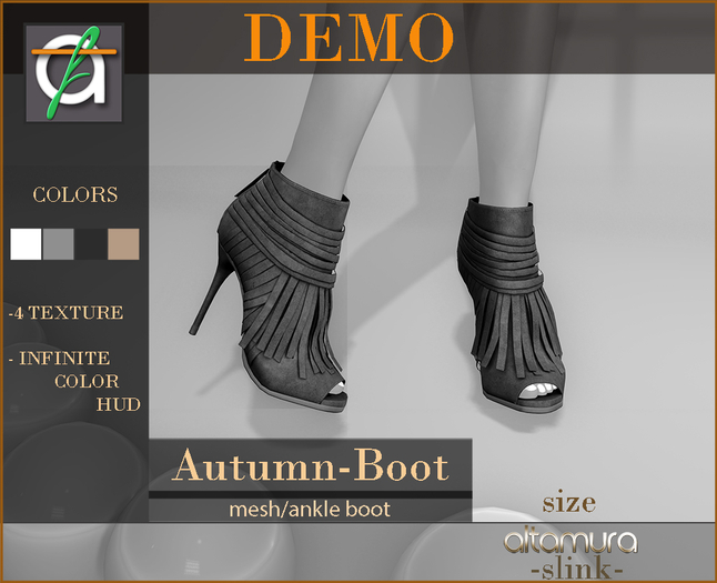 ::AF:: *Autumn-Boot* -F- mesh/ankle boot- demo