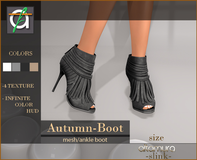 ::AF:: *Autumn-Boot* -F- mesh/aknle boot