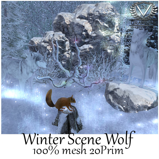 Winter Scene Wolf 