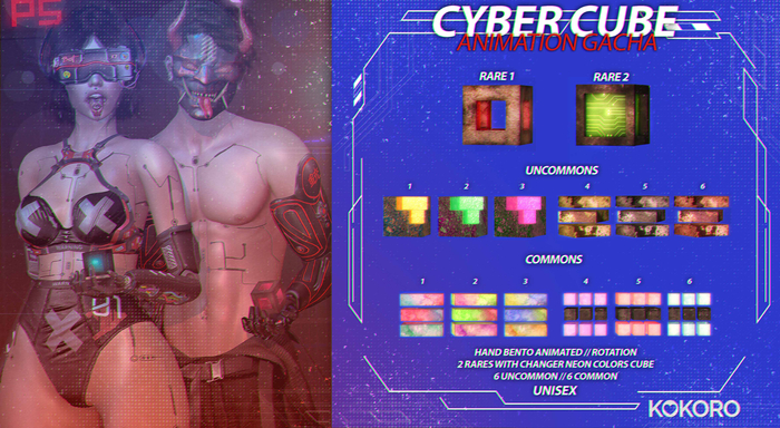 Kokoro - Cyber Cube Animation Gacha Fatpack