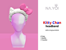 NA.YO! - kitty chan headband(PINK)