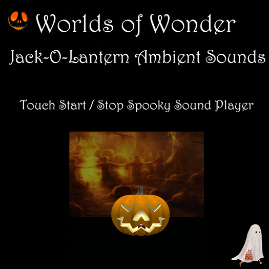 WoW Jack-O-Lantern with Ambient Spooky Sounds