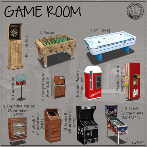 [IK] Game Room - 04. Gum Machine - COMMON (boxed)