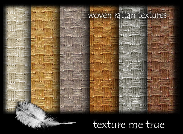 woven rattan texture pack