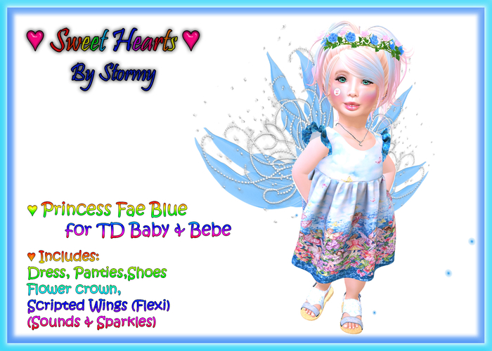 {SH} Princess Fae Blue (TDB & Bebe)