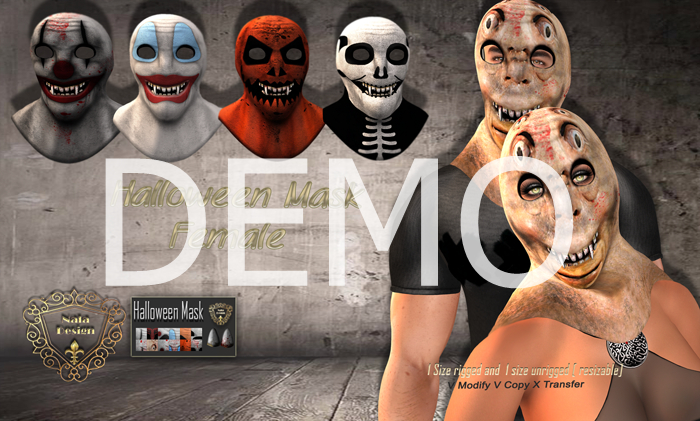DEMO - Nala Design - Halloween Mask - Female Mask