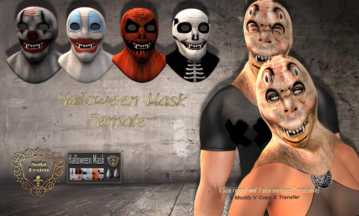 Nala Design - Halloween Mask - Female Mask