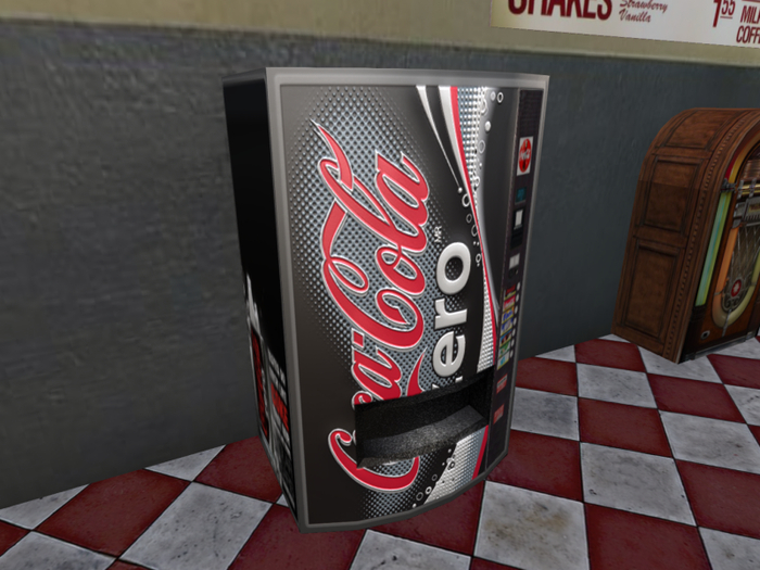 Zero Coke dispenser BOX