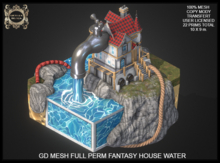 GD MESH FULL PERM FANTASY HOUSE WATER