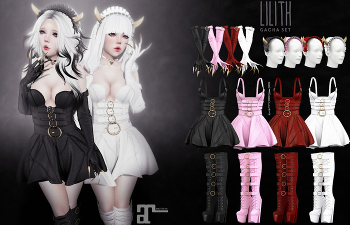 Violent Seduction - Lilith Gloves (Red) MAITREYA