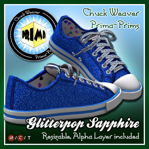 R(S)W Chucks - Glitterpop Sapphire