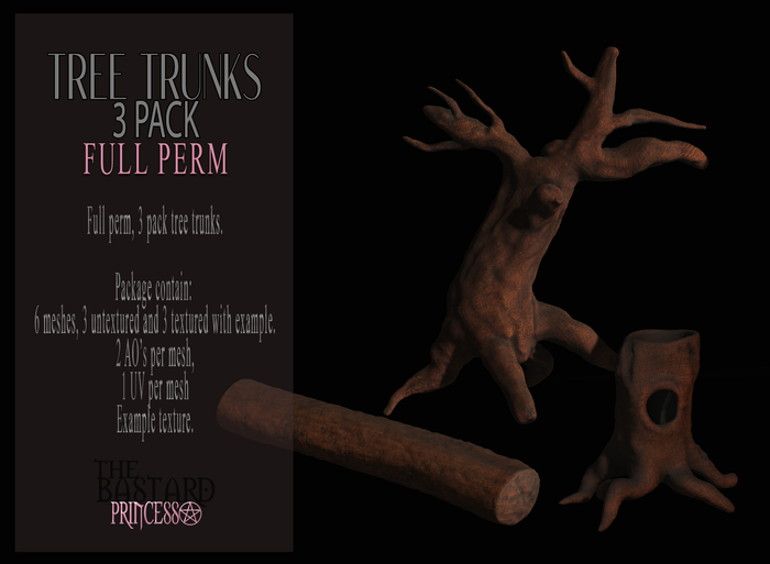 The Bastard Princess - Tree Trunk 3 pack FP