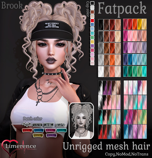 {Limerence} Brook hair-Fatpack(Mod)
