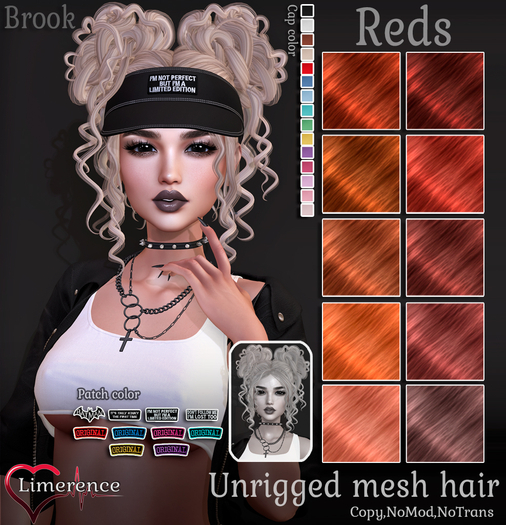 {Limerence} Brook hair-Reds