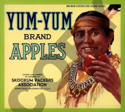 Yum Yum Fruit Crate Label