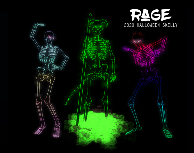 Rage: [2020 Halloween Skelly Cel Shader] (Wear me to Unpack)