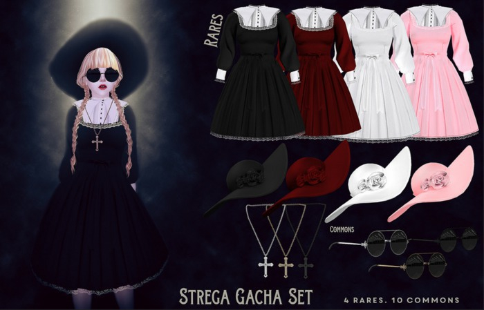Violent Seduction - Strega Necklace (Black)