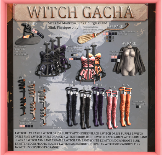 Caboodle - Witch Dress - Maitreya - Orange