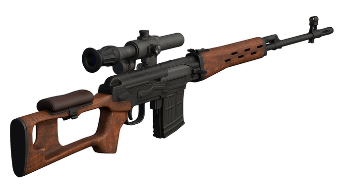 Scripted SVD Designated Marksman Rifle/Sniper Rifle  Giftable / Transfer
