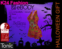 K24 Fashion://  Halloween Gift Romper - Bell eBo Maitr Sli Toni