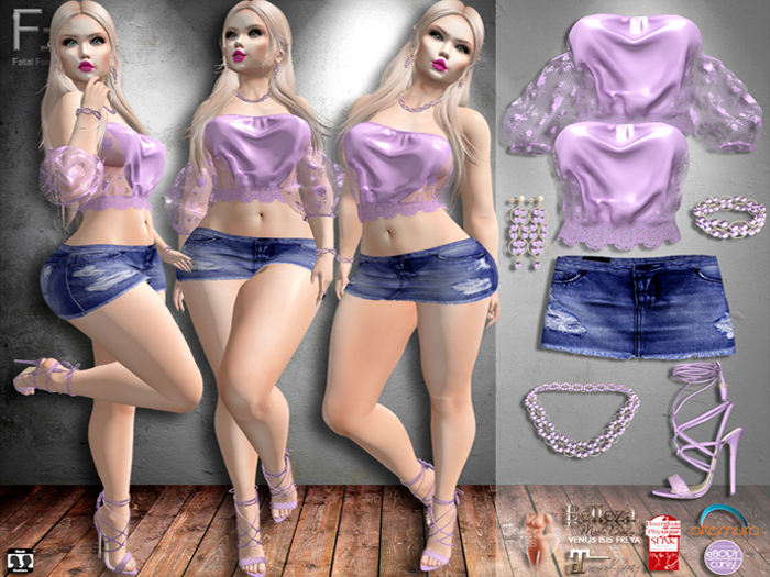 Fatal Fashion - Outfit 138 - Purple