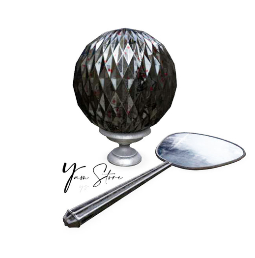 .::THOR::.. Crystal Sphere & Mirror - Silver