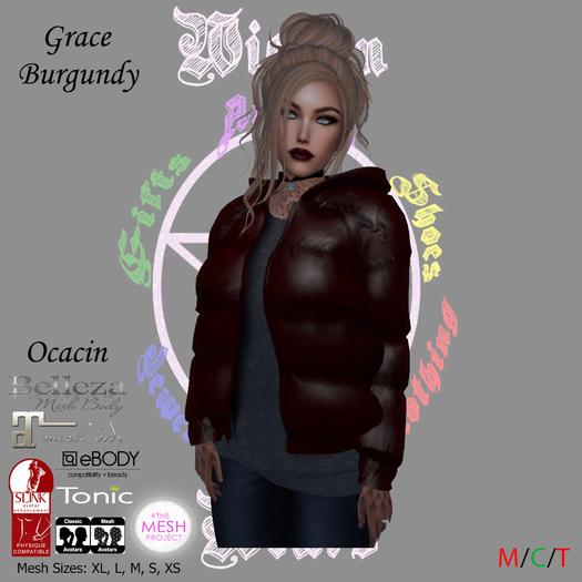 ~WW~ Grace Burgundy Jacket