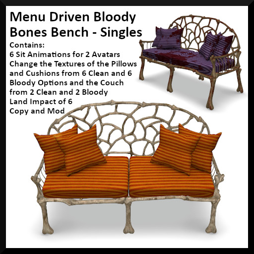 Menu Driven Bloody Bones Bench - Singles