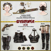 Luas x BJK Dystopia Boots Black