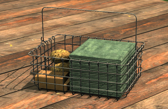 {Unflat Stuff} Towel basket