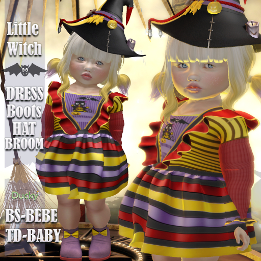 Ducky - Little Witch Outfit - BS BEBE/TD Baby