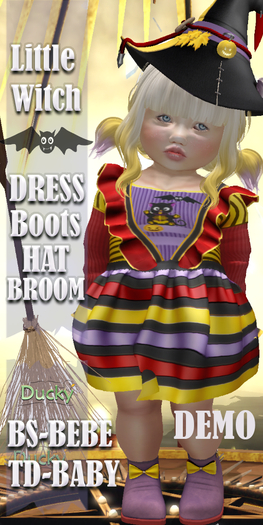 Ducky - DEMO - Little Witch Outfit - BS BEBE/TD Baby