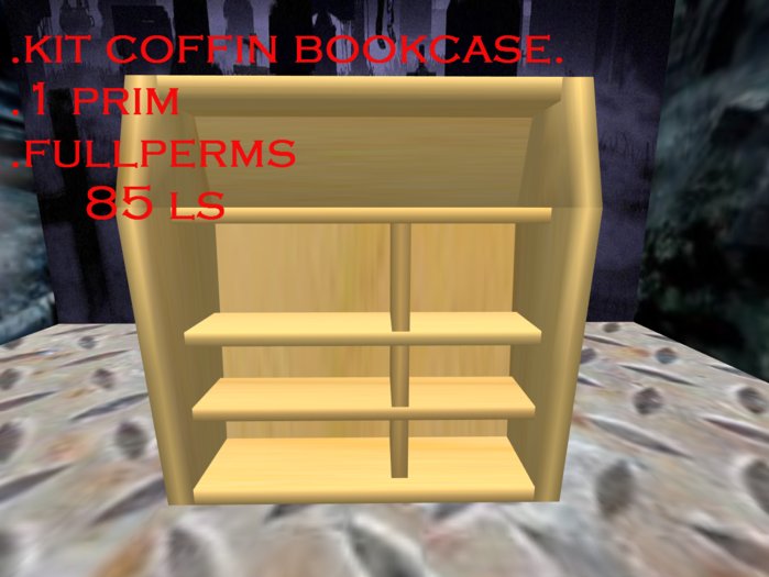 kit coffin bookcase(box)