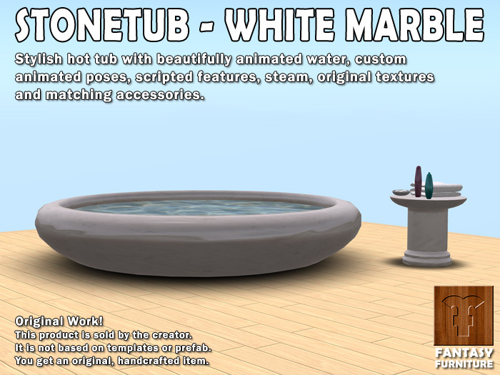Stonetub - Bath In Style - White Marble